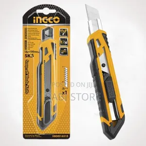 Snap-Off Blade Knife Flat 18mm X 100mm With 1 Sk5 Blade