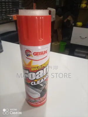 Multi-Purpose Foam Cleaner With Built-in Brush Cap for Deep Cleaning.
