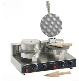 Double-head Commercial Electric Waffle Cone Maker Or Biscuit Maker