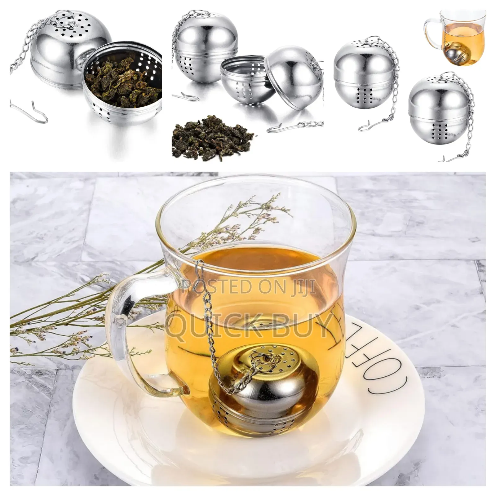 2pcs Stainless Steel Tea Infusers