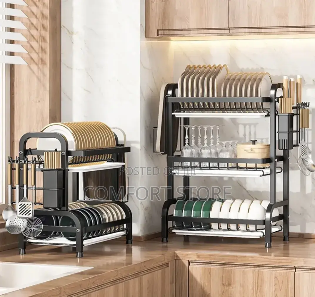 3 Layer Kitchen Dish Rack
