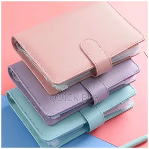 Leather A6 Budget Binder With Magnetic Closure.