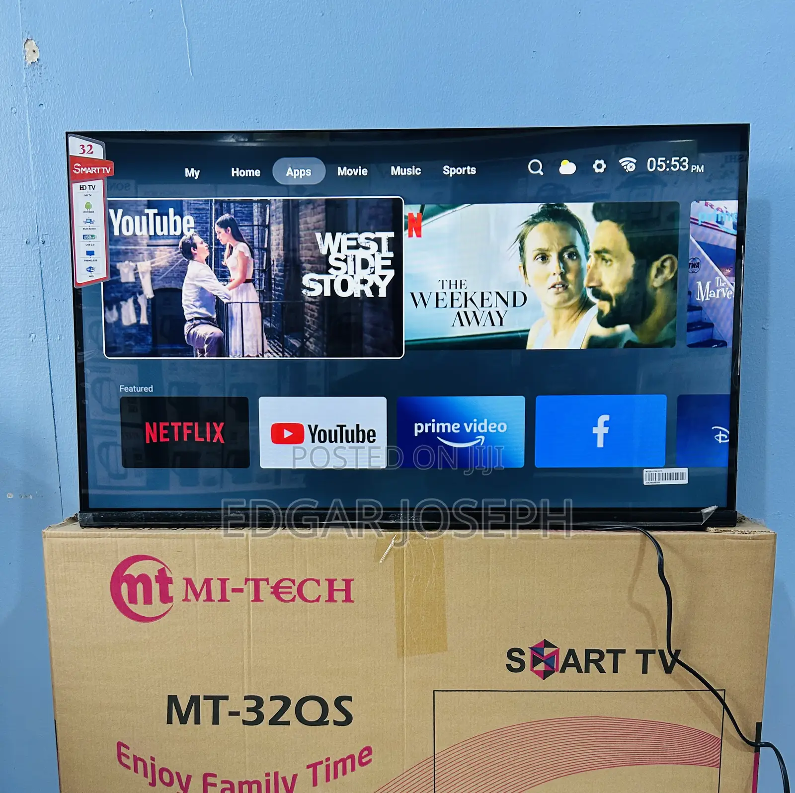 32 Smart Tv With Bluetooth Mitech