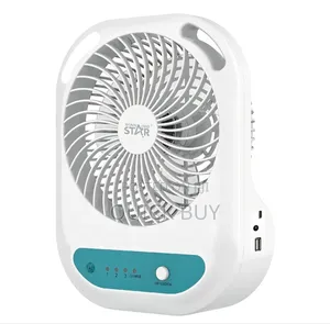 Winning Star St-4052 Rechargeable Table Fan With Led Light