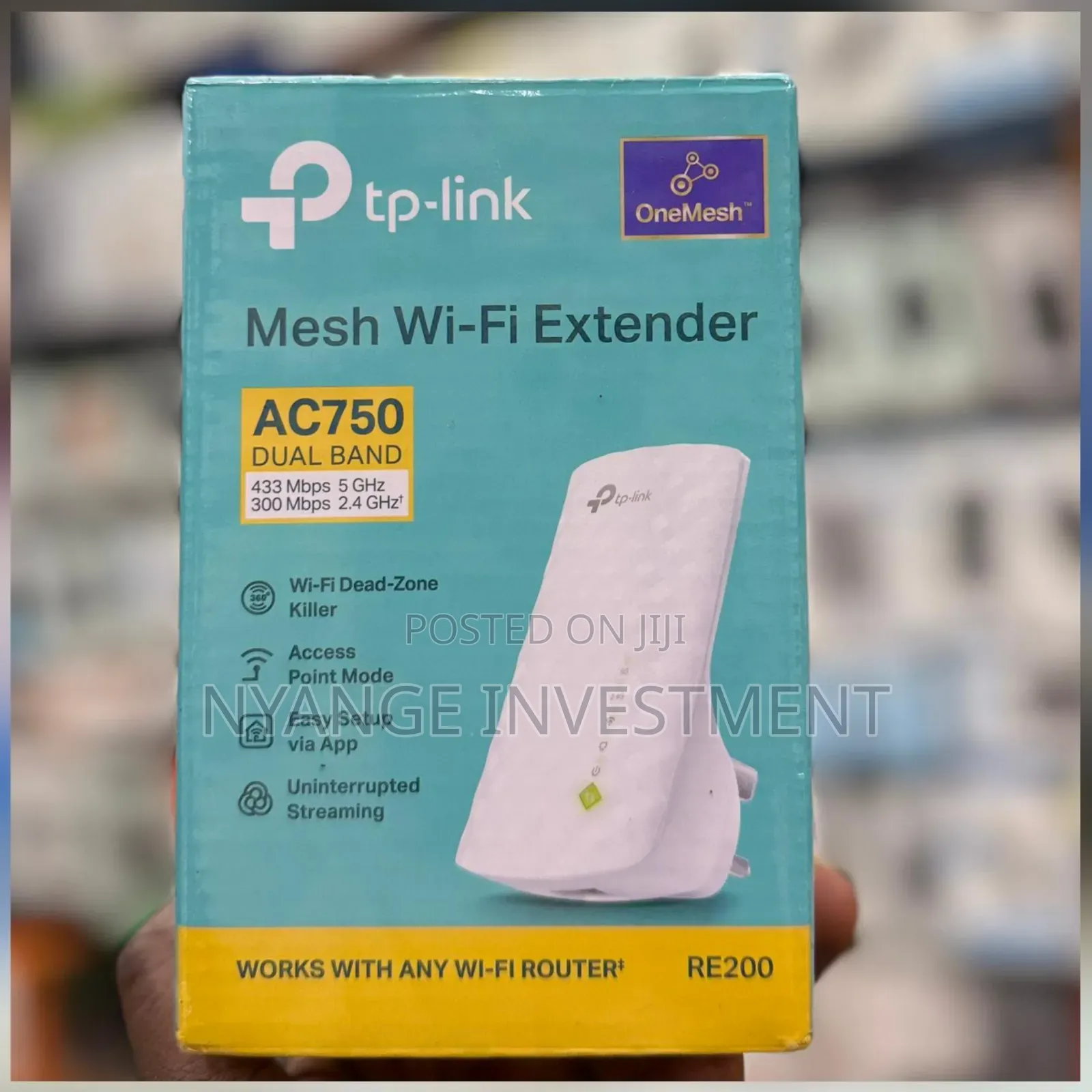 Tp-Link Re200 Ac750 Mesh Wi-Fi Range Extender . Wifi Extender