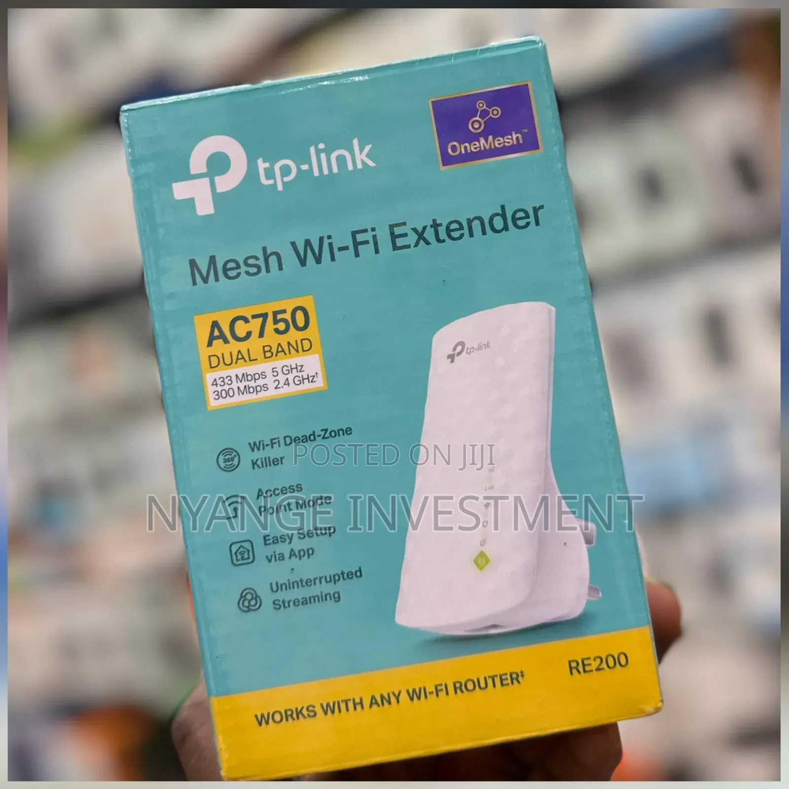Tp-Link Re200 Ac750 Mesh Wi-Fi Range Extender . Wifi Extender