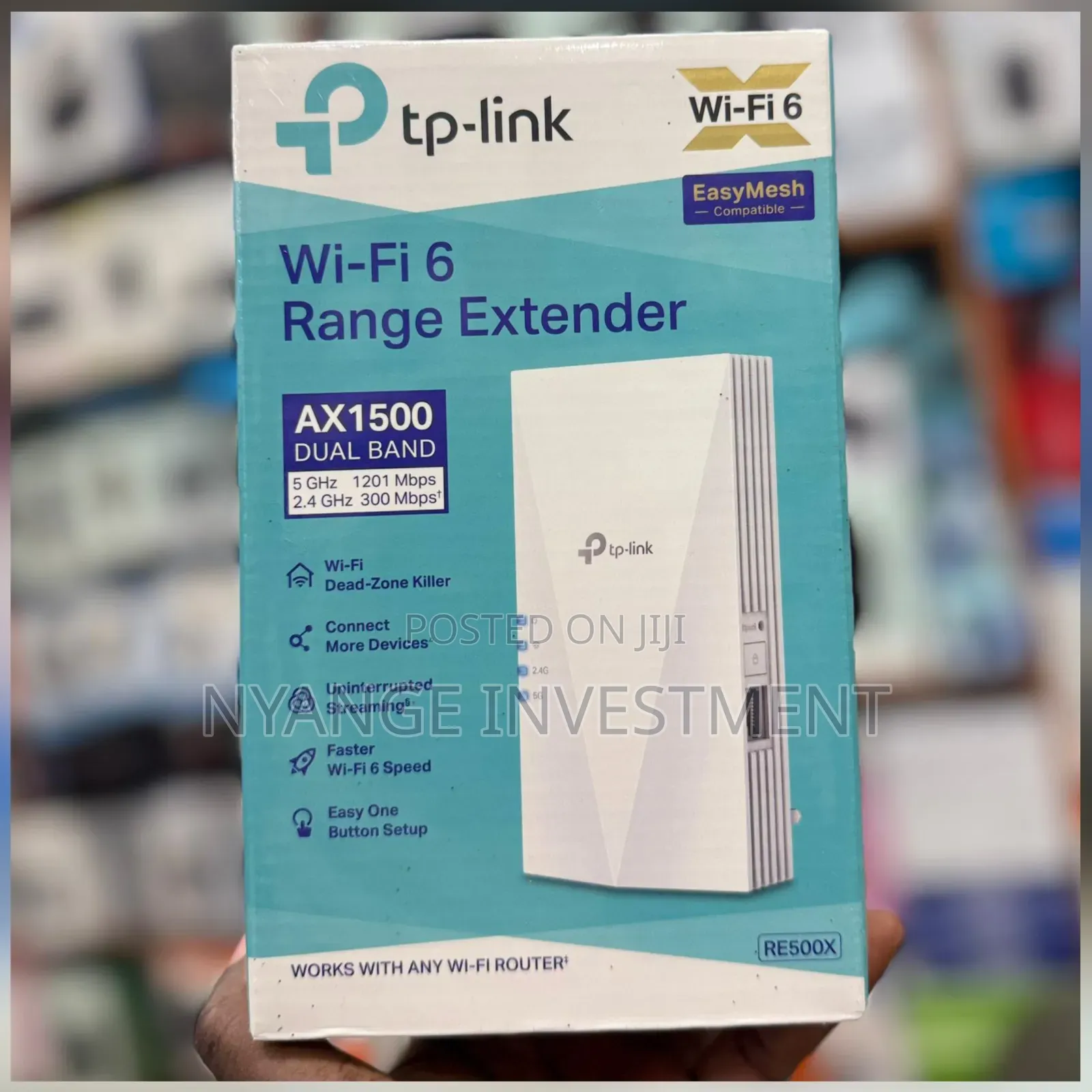 Tp-Link Re500x Ax1500 Wi-Fi 6 Range Extender.