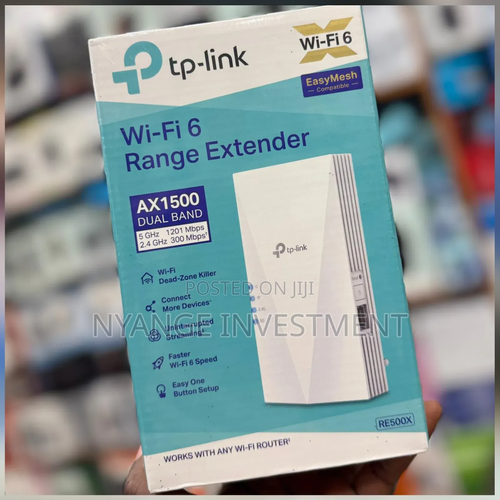 Tp-Link Re500x Ax1500 Wi-Fi 6 Range Extender.
