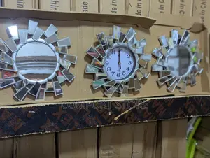 Face Glass Wall Clock