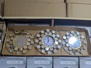 Mirror Wall Clock Art