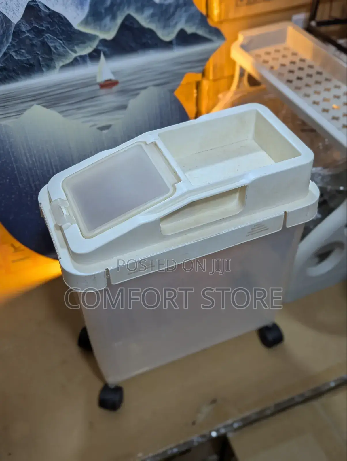 Flour Kitchen Storage With Wheels