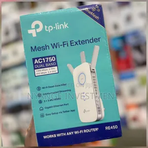 Tp-Link Re450 Ac1750 Mesh Wi-Fi Extender. Wifi Extender