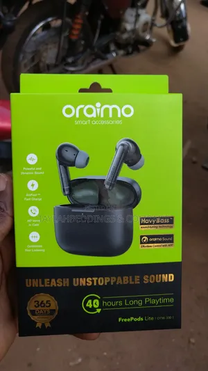 Oraimo Powerful Heavy Bass- 40hrs Play Time Pods Pro Earpods Earphones