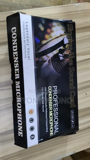 Professional Condenser Microphone Fir Crystal Clear Sound