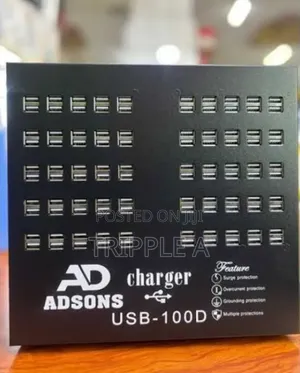 Adson 100ports Usb Fast Charger Station Deck