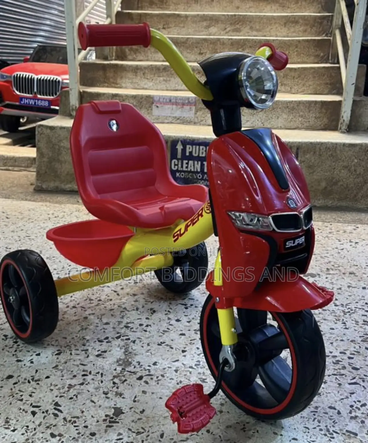 Super Torch Tricycle Red