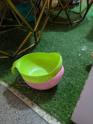 Handle Drain Basket for Washing Fruit Rice Bowl