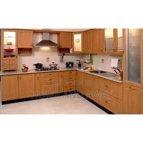 Wooden Effect Kitchen Cabinets From 990,000/- Per Running Meter