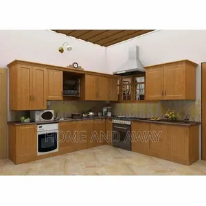 Wooden Effect Kitchen Cabinets From 990,000/- Per Running Meter