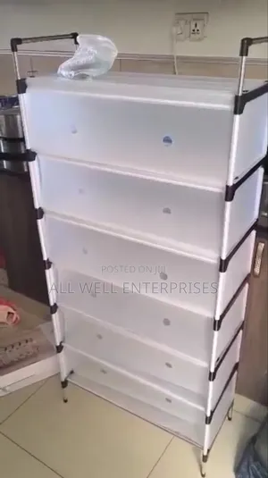 Dustproof 7 Layers Shoe Rack