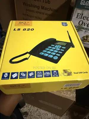 Sq Mobile Ls-820 Dual Sim Wireless GSM Desktop Landline Phone