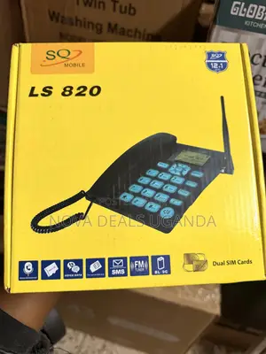 Sq Mobile Ls-820 Dual Sim Wireless GSM Desktop Landline Phone