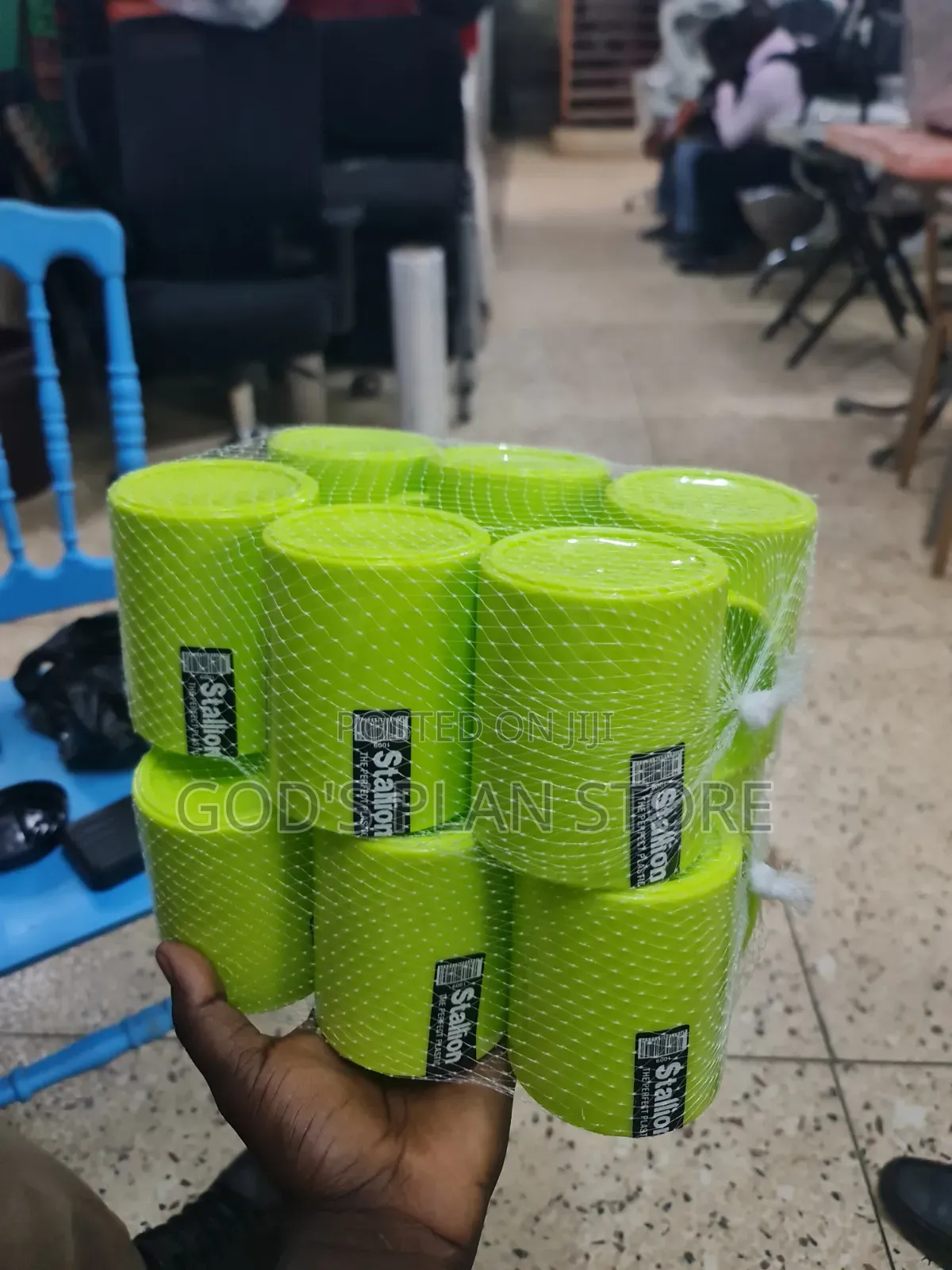 Lemon Green Plastic Cups Plastic Cups 12pcs