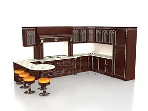 Kitchen Cabinets With Peninsulas From 825,000/- Per Running Meter