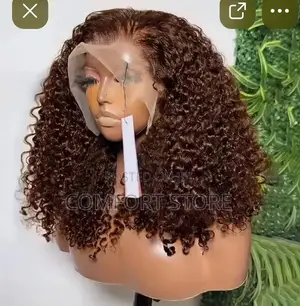 Water Wave Coffee Brown 18 Inch 13*4 Lace Closure Coffee Brown Wig