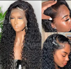 13*4 Peruvian Human Hair Wigs Water Wave 30 Inch