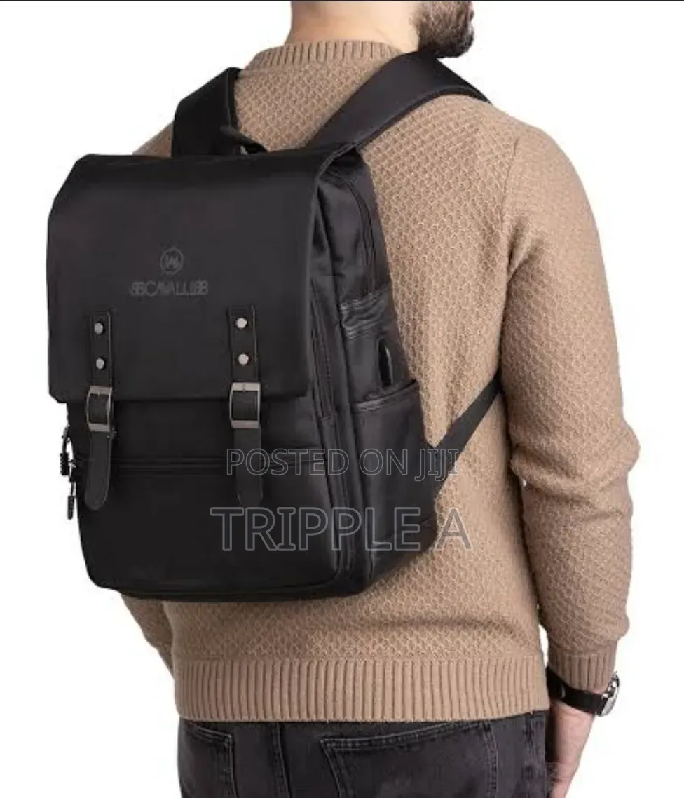Luxury Flap Laptop Backpack Bag