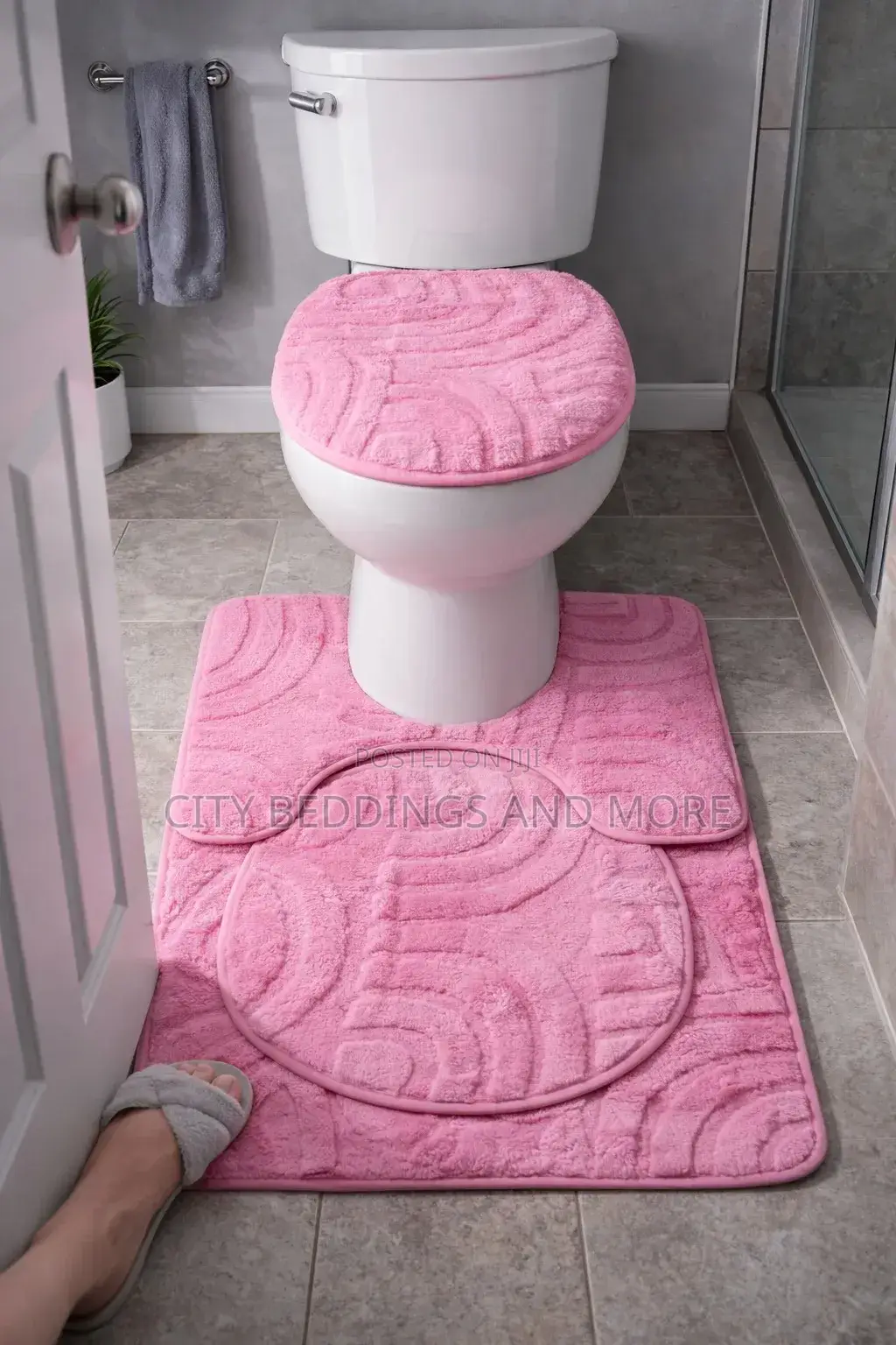 A Set of Bathroom Mats