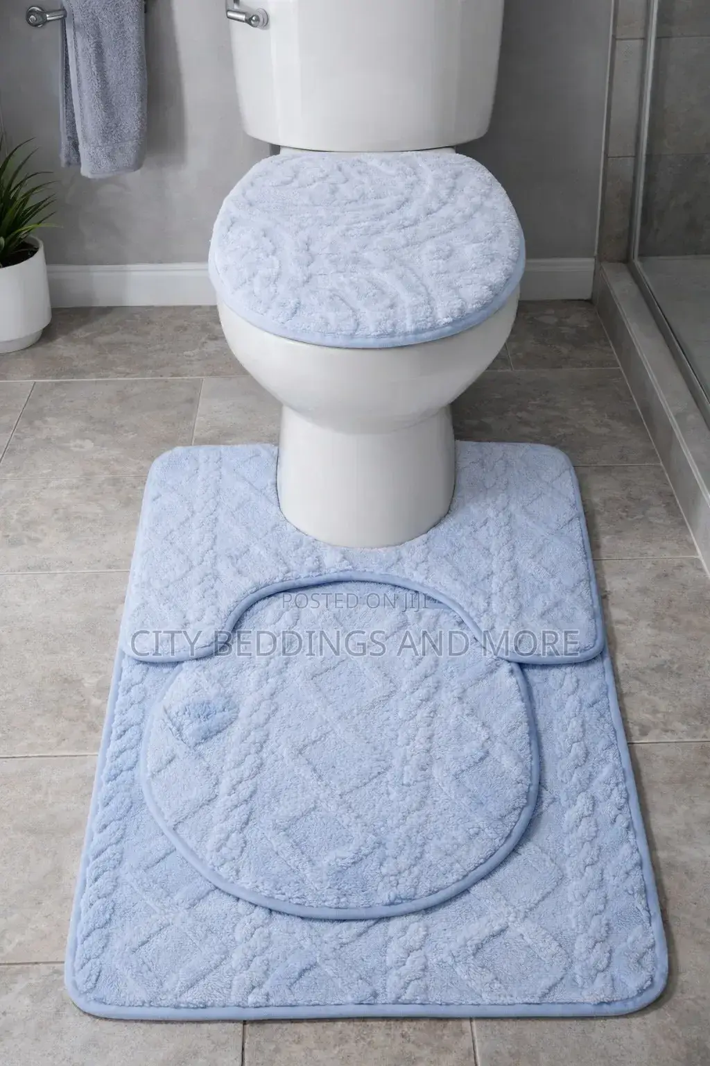 A Set of Bathroom Mats