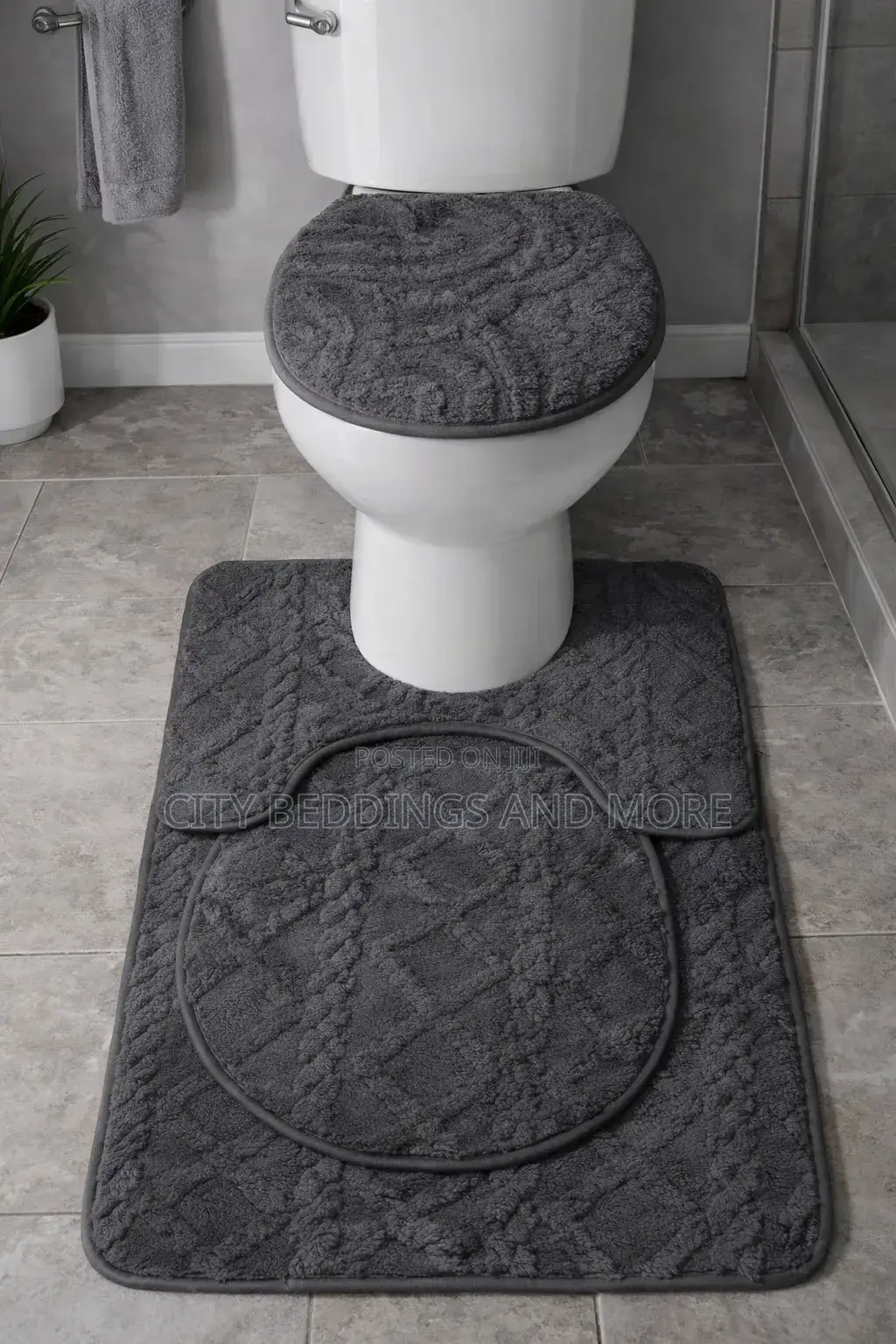 A Set of Bathroom Mats