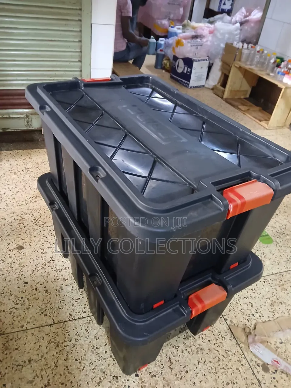 Black Heavy Duty Garden Storage Box