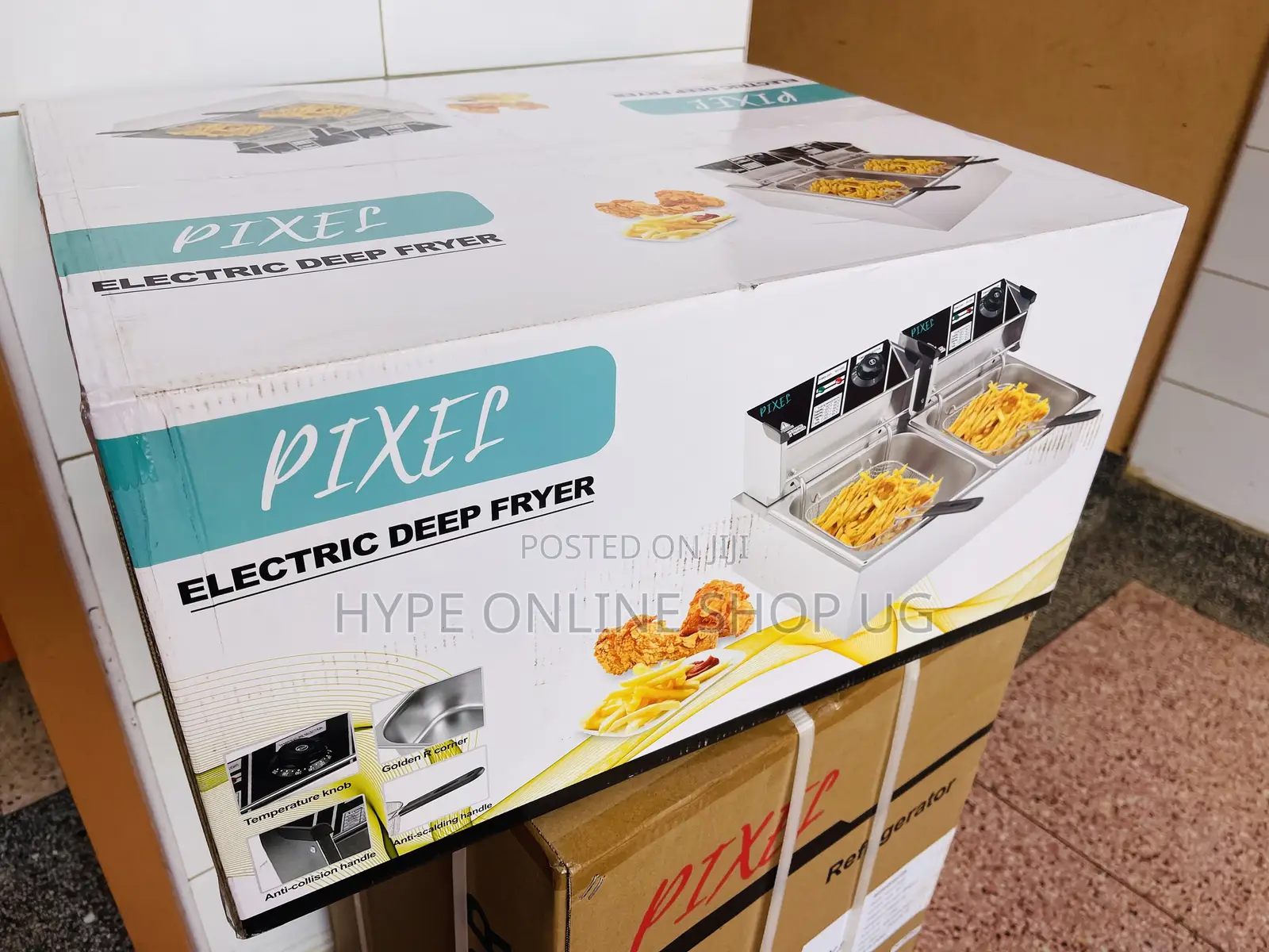 Pixel Low Power Consumption Double Electric Deep Fryer