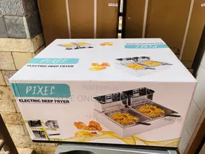 Durable Easy Cleaning Pixel Double Electric Fryer