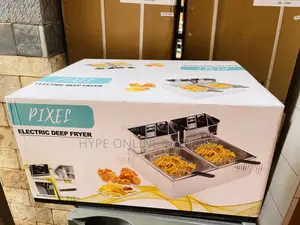 Durable Easy Cleaning Pixel Double Electric Fryer