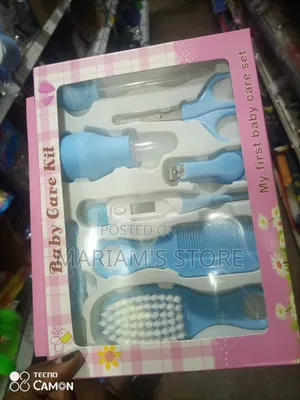 Newborn Baby Grooming and Healthcare Kit Available in a Blue Color. []