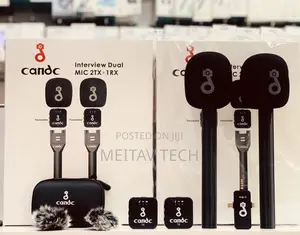 Candc Interview Dual Mic 2tx + 1 Rx Wireless Microphone.