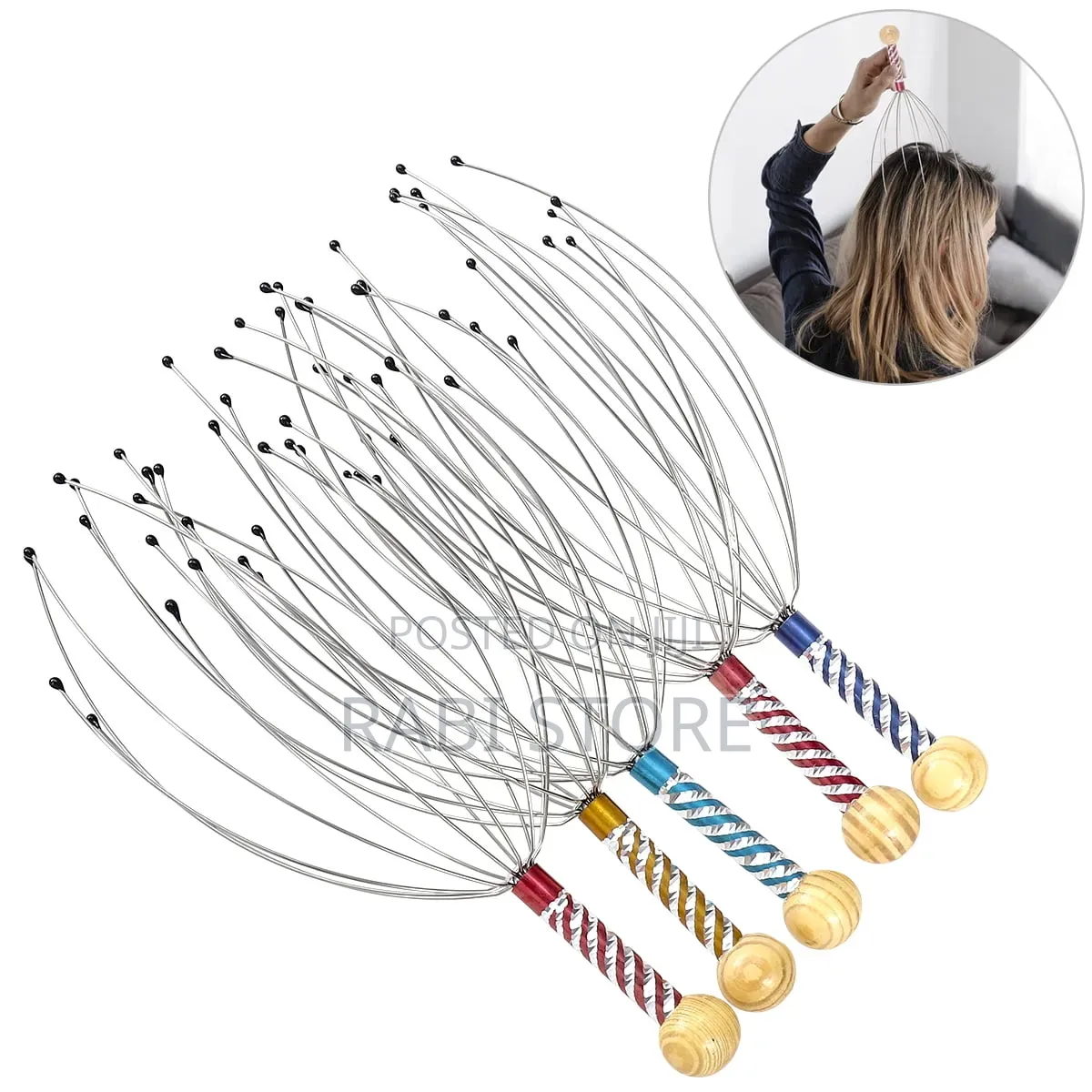 Manual Handheld Scalp Massager