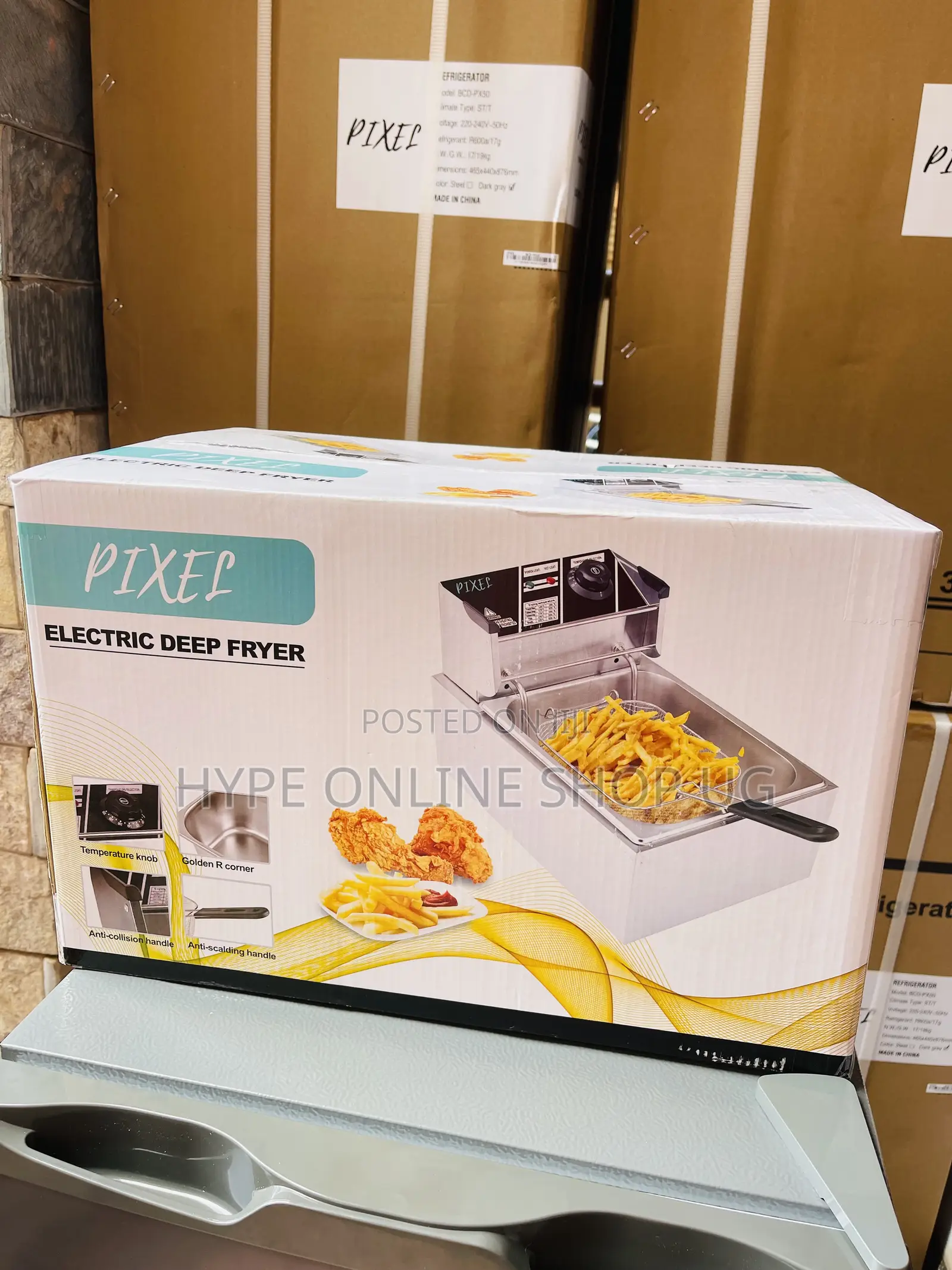 Efficient Commercial Kitchen Single Electric Deep Fryer