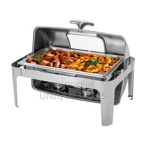 Chafing Dish Buffet Set, 9l/2.38gal Stainless Steel Food Warmer