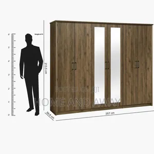 Wooden Effect Wardrobes From 800,000/- Per Running Meter in Any Colour
