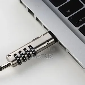 Universal 4 Digital Lock Usb Laptop Security Cable Lock