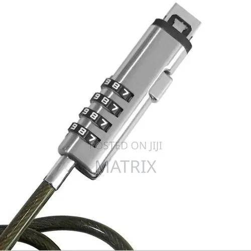 Universal 4 Digital Lock Usb Laptop Security Cable Lock