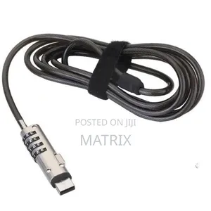 Universal 4 Digital Lock Usb Laptop Security Cable Lock