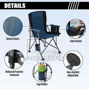Camping Chair for Adults, Heavy Duty 330lbs Capacity