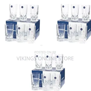 Luminarc 6 Pieces of Luminac Sancy Juice/Water Glasses-Colorless