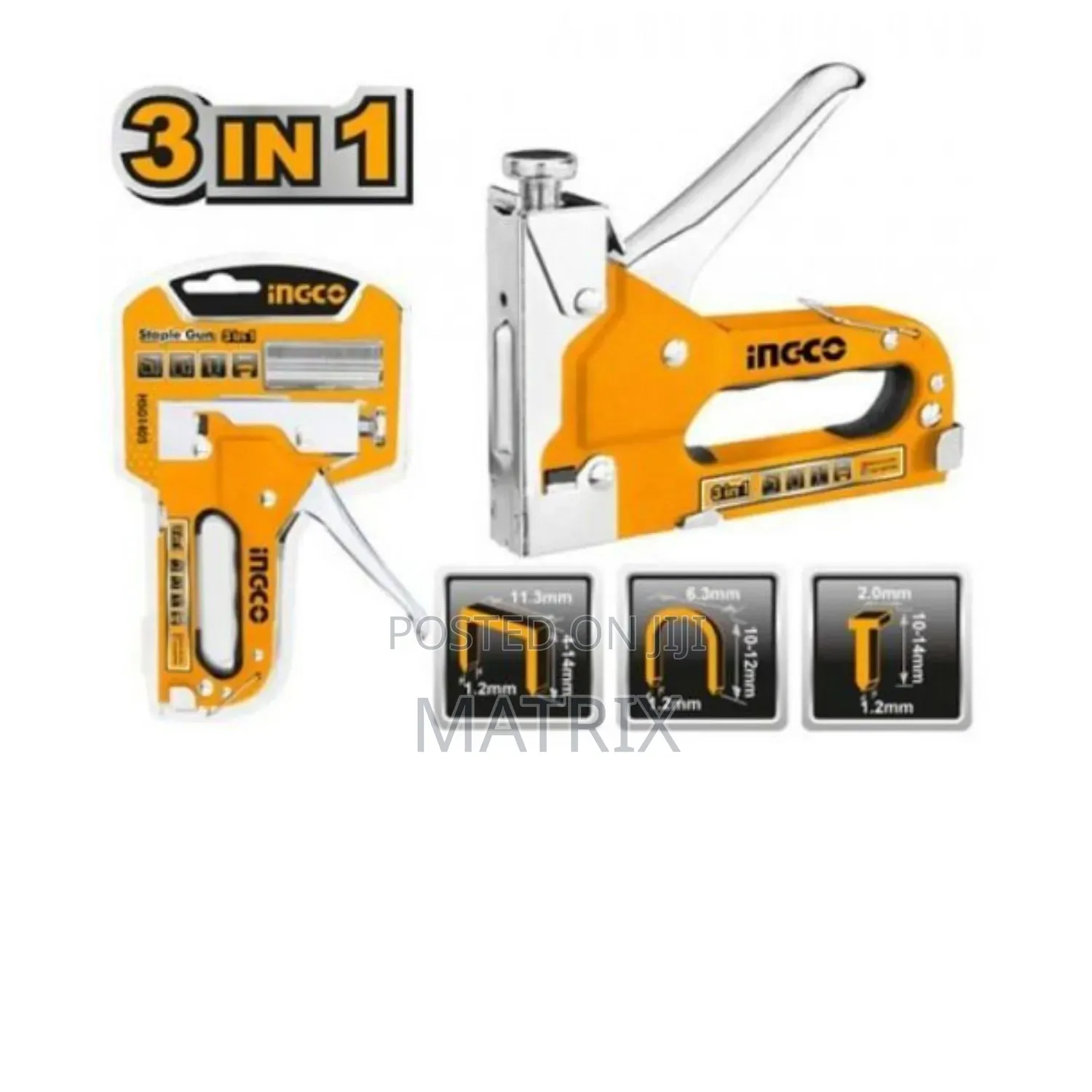 Ingco 3 in 1 Staple Gun